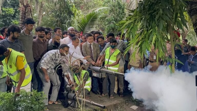বেরোবিতে ডেঙ্গু প্রতিরোধ ও পরিচ্ছন্নতা অভিযান