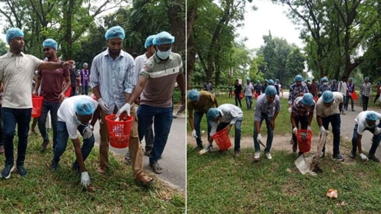 ডেঙ্গু প্রতিরোধে ইবি ছাত্রদলের পরিচ্ছন্নতা অভিযান