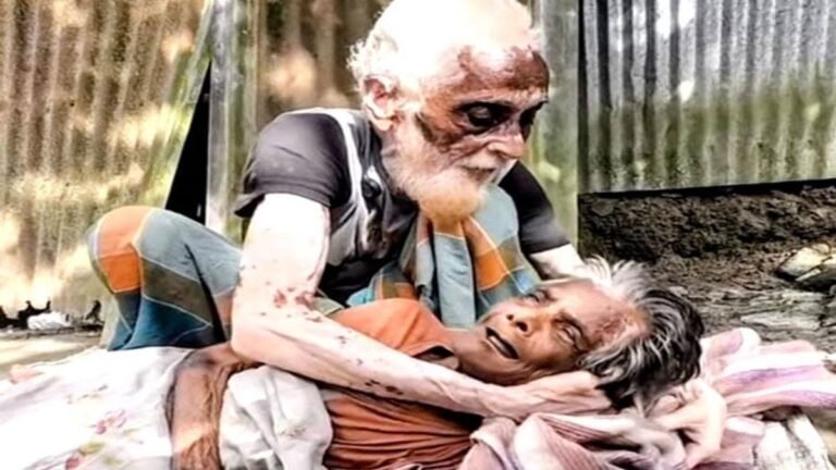 ‘কেউ একটু খাবার দিলে বউরে বাঁচাইতে পারতাম’
