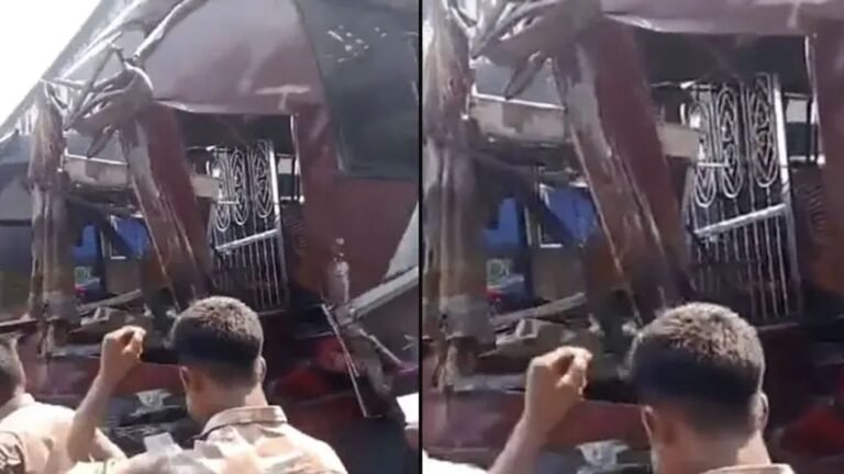 ভাঙ্গায় এক্সপ্রেসওয়েতে এক বাসের পেছনে আরেক বাসের ধাক্কা, যাত্রী নিহত