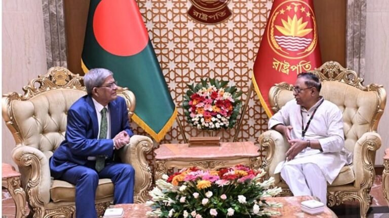 রাষ্ট্রপতির সঙ্গে সাইফুল হকের সাক্ষাৎ