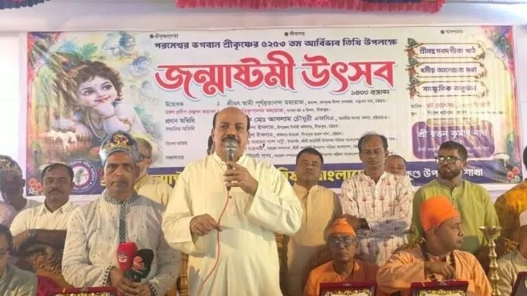 সব ধর্মের মানুষের সমান অধিকার নিশ্চিতে কাজ করছে সরকার: আসলাম চৌধুরী