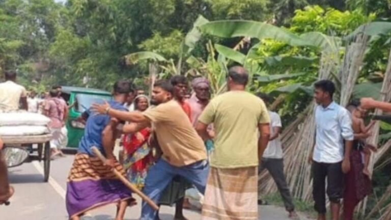 নাটোরে জমি নিয়ে বিরোধ, দুই পক্ষের সংঘর্ষে আহত ১০