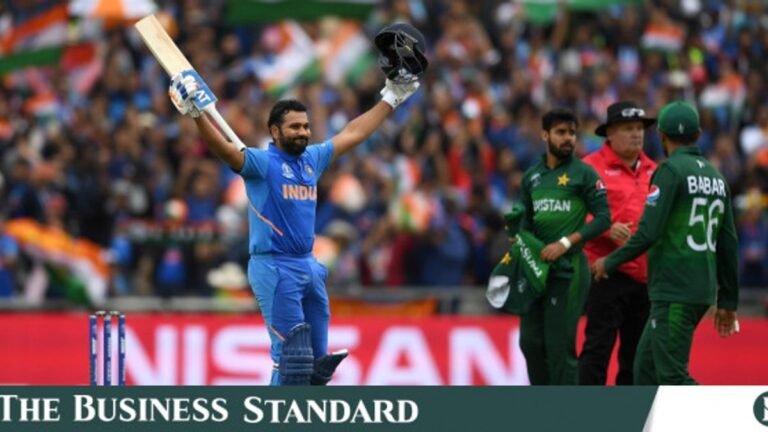 Rohit ton guides India to seventh straight WC win over Pakistan
