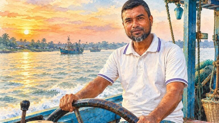 আমার শিক্ষক ট্রলারচালক মিলন ভাই
