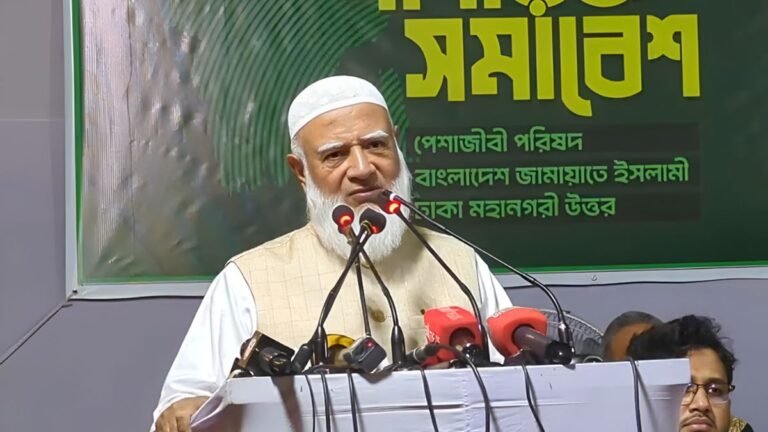 দুর্গাপূজার নিরাপত্তায় জামায়াতও দায়িত্বশীল ভূমিকা রাখবে: শফিকুর রহমান